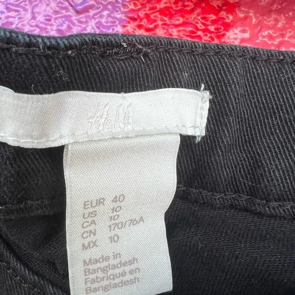 H&M shorts black size 10 - Picture 3 of 4